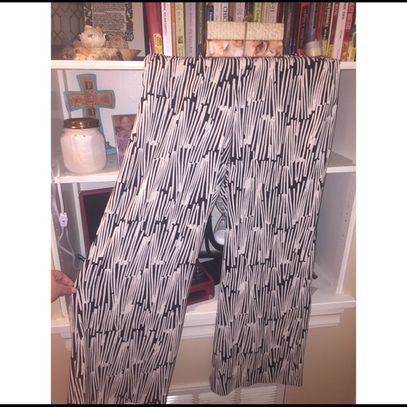 High waited extra wide legged business pant