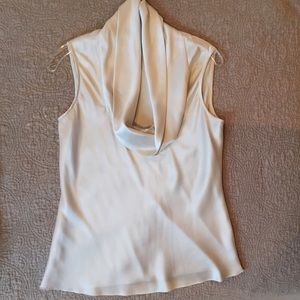Ivory Silky Sleeveless Top - perfect to layer!