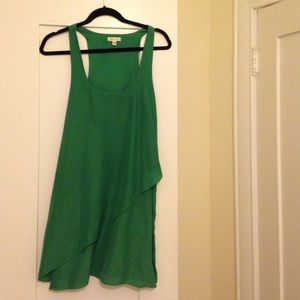Green tank dress