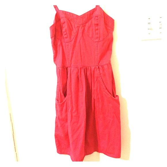 Redish pink dress perfect for any occasion