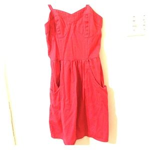 Redish pink dress perfect for any occasion