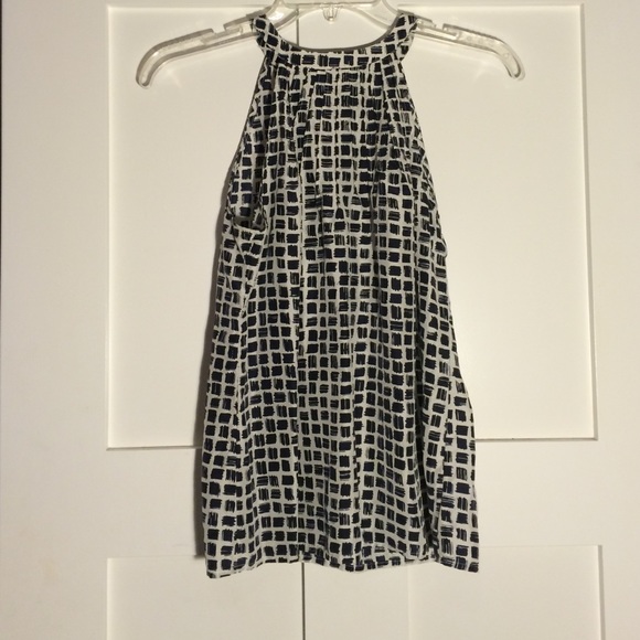 Martin + Osa Pleated Silk Blouse