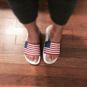 USA Adidas slides