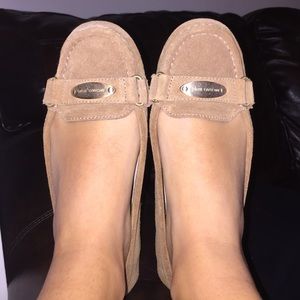 Michael Kors tan moccasins