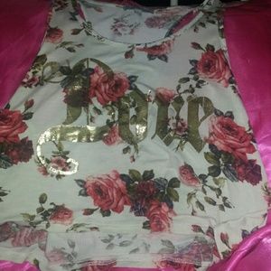 Charlotte russe small crop top tee