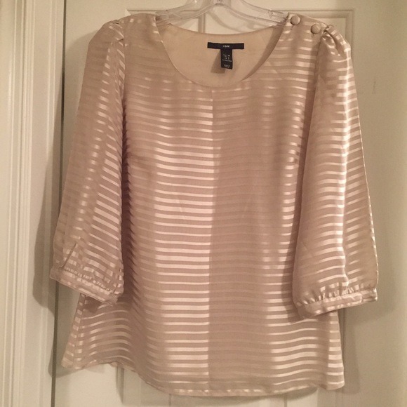 silky champagne gold H&M blouse - Picture 1 of 4