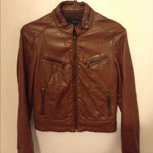 Brown Leather Zara Jacket