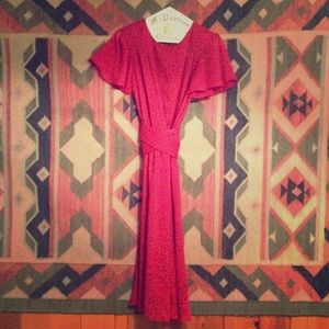 Super cute vintage red and black dress!