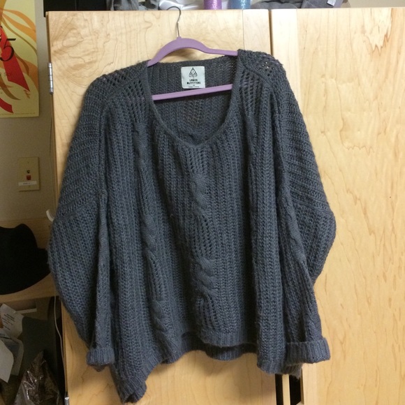 Grey wool sweater
