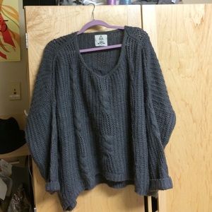 Grey wool sweater