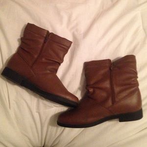 Brown booties!
