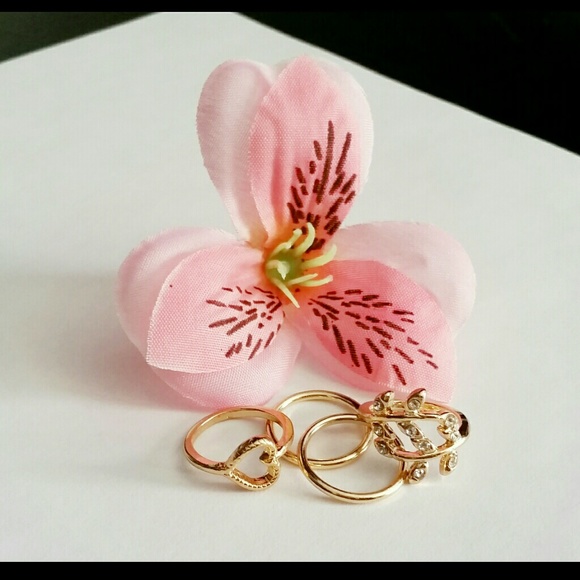 💛🌿🍃Fall Trend!!Heart & Branch Midi Rings🍃🌿💛