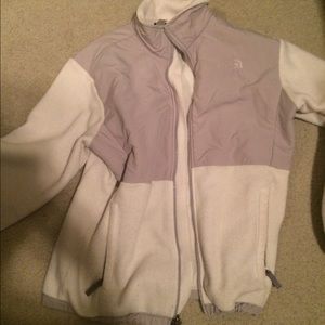 White Fleece North Face
