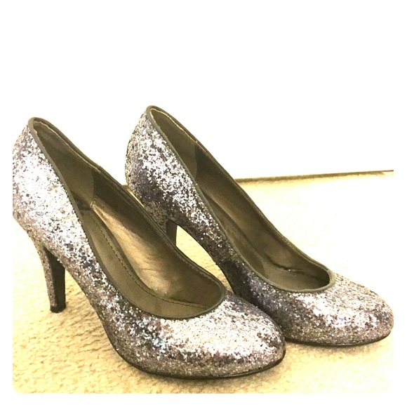 sparkly heeled shoes - Picture 1 of 2