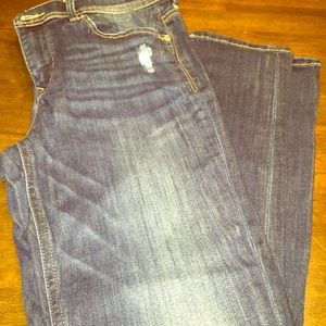 Express cropped legging jeans