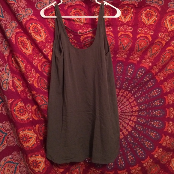 Caged back dress