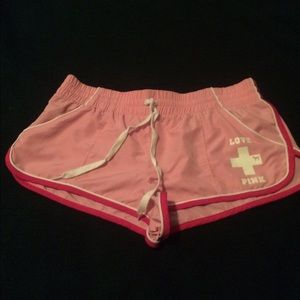 Victoria Secret Love Pink Running Shorts