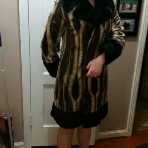 Unique long womens vintage coat.