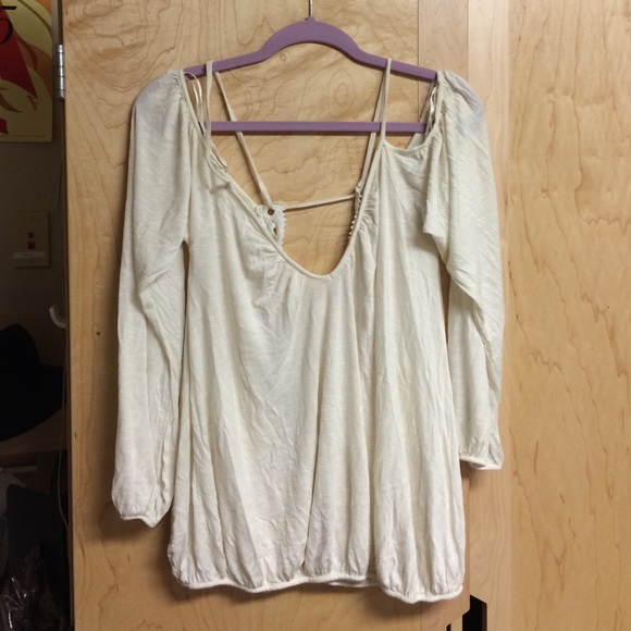 White peasant shirt
