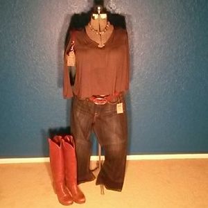 Brand New Lucky Sofia Bootcut Jeans