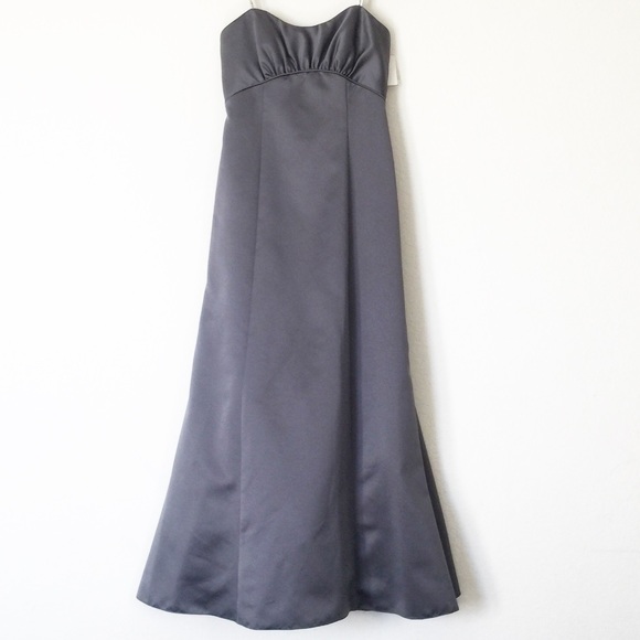 NWT David's Bridal Gunmetal Color