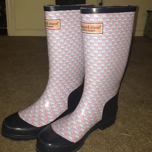 Vineyard Vines Rain Boots! New Condition!