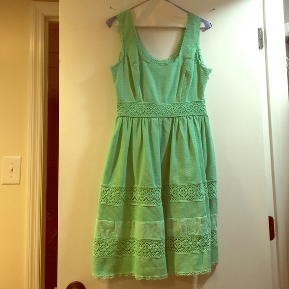 Basket Weave Fit & Flare Dress SZ 2!