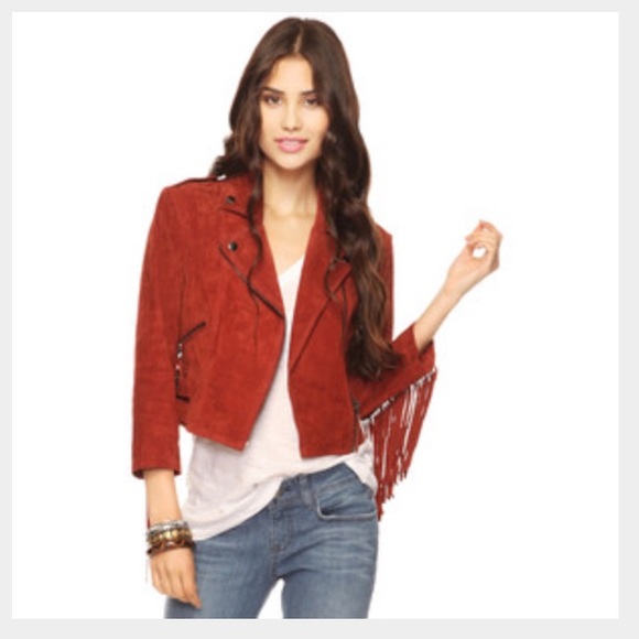 Fringe jacket f21