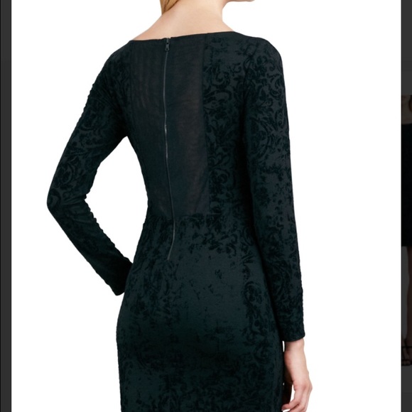 Black velvet , Alice +Olivia spandex dres - Picture 4 of 4