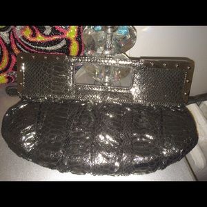 Steve Madden silver metallic bag