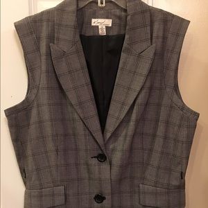 Plaid Vest