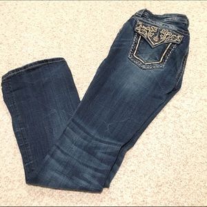 Miss me boot cut jeans, hardly worn!