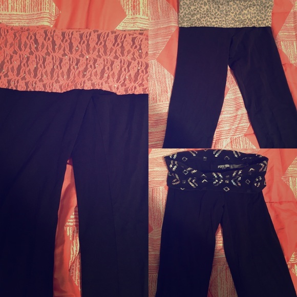3 PAIRS OF PINK YOGA PANTS🎀
