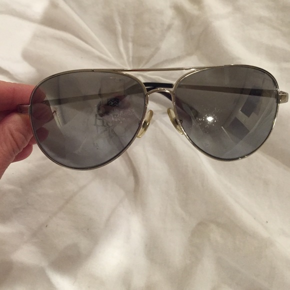 Michael Kors aviator silver sunglasses w case main image 4