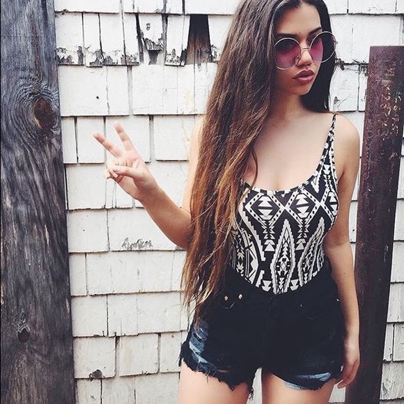 Signature 8 Aztec Print BodySuit