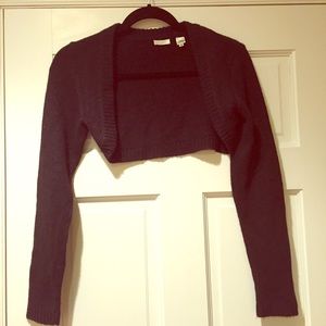 Cashmere shrug/ mini cardigan