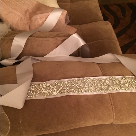 Wedding belt sash - Picture 2 of 4