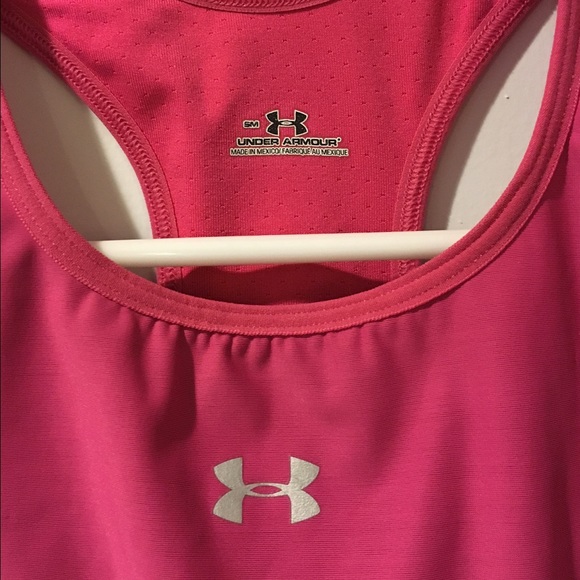 ♥️ Pink UnderArmour Racerback Tank - Picture 2 of 4