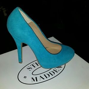 Steve Madden Turquoise  heels