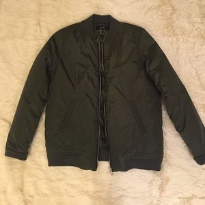 Army Green Bomber Jacket