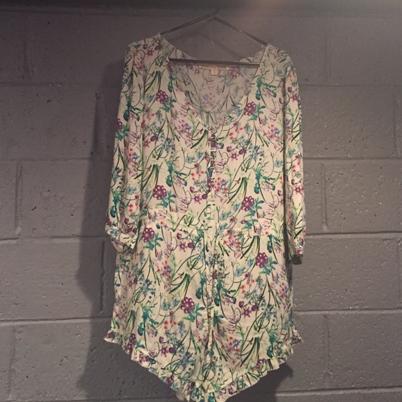 Floral Jumper 3/4 Sleeve - Picture 1 of 4