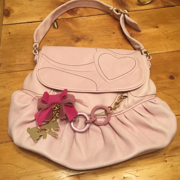 Juicy Couture Pink Leather Hobo Purse 👛💄