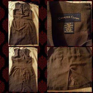 Charter Club size 12 grey dress business