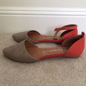 Jeffrey Campbell two-toned flats