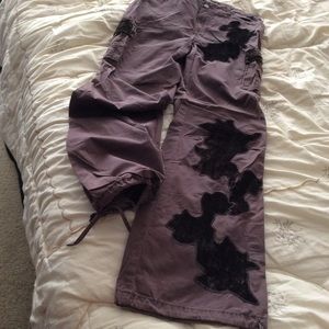 Express Floral Cargo Pants