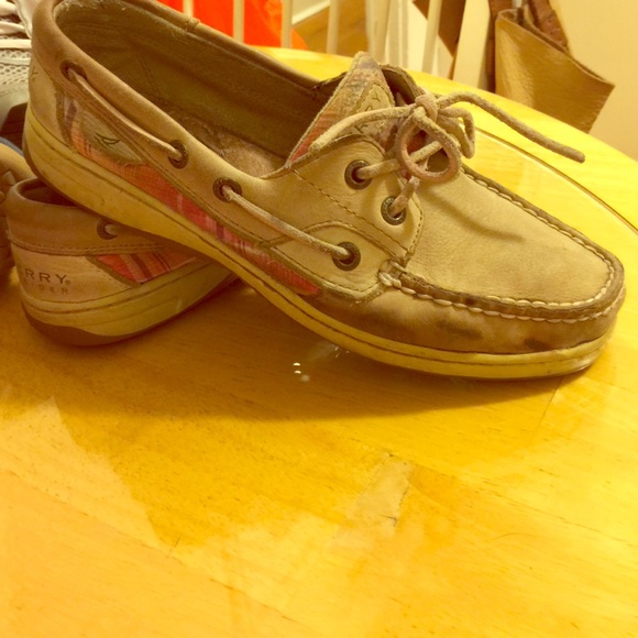 Worn sperry top siders grey cardigan for trade