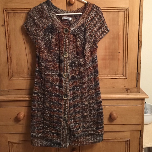 Long Gorgeous Sleeveless Sweater MUST SEE M/L
