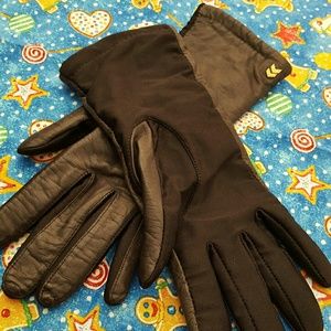 LEATHER Gloves Vintage "ARIS" - look like new!