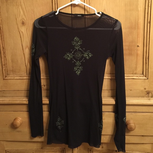 Long Sheer Bling Topmed plus Sooners shirt