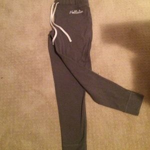 Grey Hollister skinny sweats